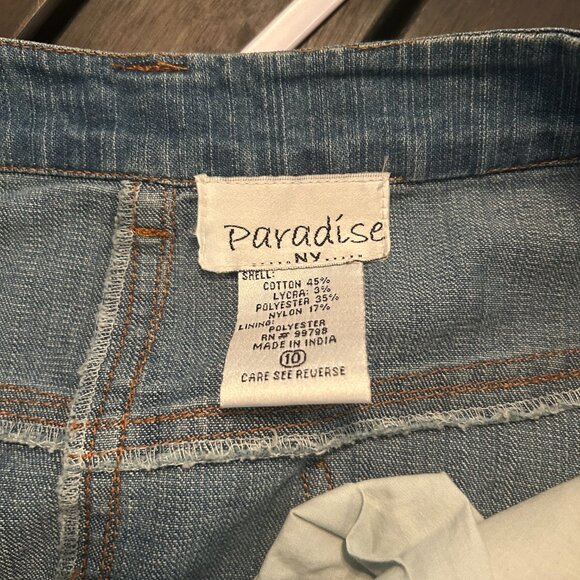 Vintage Paradise NY Jean Tiered Embellished Maxi Skirt - Picture 9 of 9